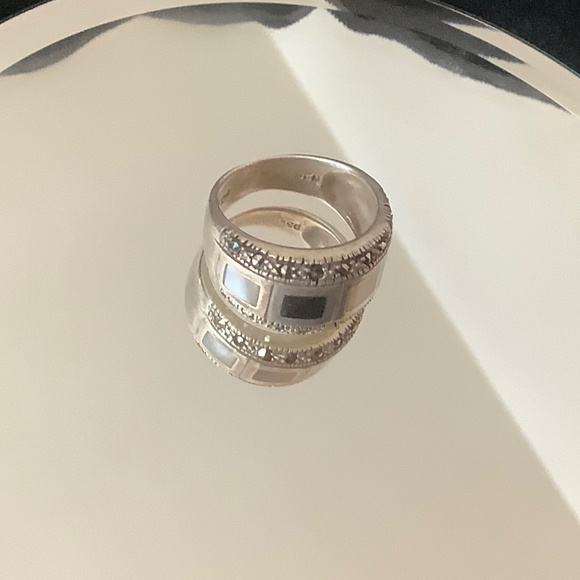 Unisex 925 ring SZ 7 - Picture 7 of 8